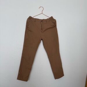 Women’s  Classic khaki Brown Chinos elastic waist medium